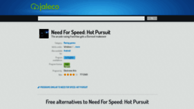 What Need-for-speed-hot-pursuit.jaleco.com website looked like in 2020 (4 years ago)