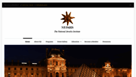 What Nationaljewelryinstitute.org website looked like in 2020 (4 years ago)