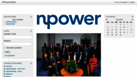 What Npoweronline.org website looked like in 2020 (6 years ago)