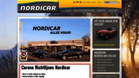 What Nordicar.com website looked like in 2020 (4 years ago)