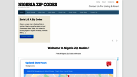 What Nigeriazipcodes.com website looked like in 2020 (4 years ago)