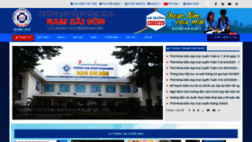 What Namsaigon.edu.vn website looked like in 2020 (4 years ago)