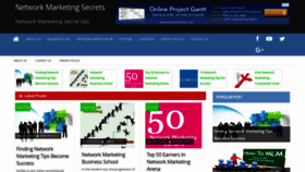 What Networkmarketingsecrets.net website looked like in 2020 (4 years ago)