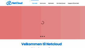 What Netcloud.dk website looked like in 2020 (4 years ago)