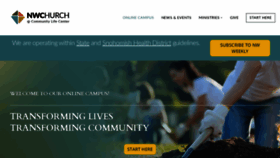 What Nwchurch.com website looked like in 2020 (5 years ago)