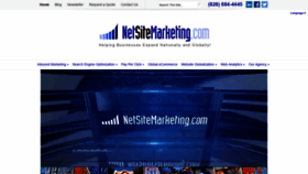 What Netsitemarketing.com website looked like in 2020 (4 years ago)