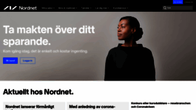 What Nordnetdirekt.se website looked like in 2020 (4 years ago)