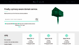 What Njal.la website looked like in 2020 (5 years ago)