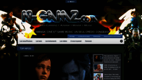 What N-gamz.com website looked like in 2020 (4 years ago)