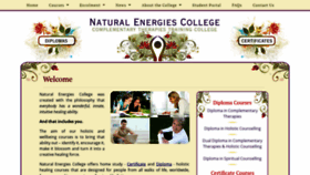 What Naturalenergies.com.au website looked like in 2020 (4 years ago)