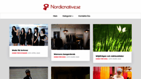 What Nordicnative.se website looked like in 2020 (3 years ago)