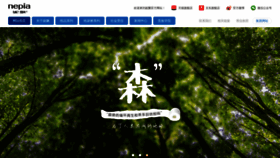 What Nepia.com.cn website looked like in 2020 (4 years ago)