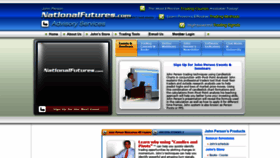What Nationalfutures.com website looked like in 2020 (4 years ago)