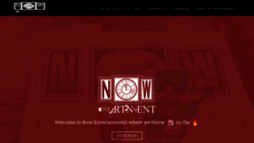 What Nowentertainment.net website looked like in 2020 (3 years ago)