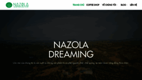What Nazola.com website looked like in 2020 (4 years ago)