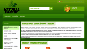 What Naturalexpert.pl website looked like in 2020 (3 years ago)
