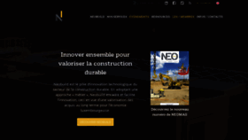 What Neobuild.lu website looked like in 2020 (4 years ago)