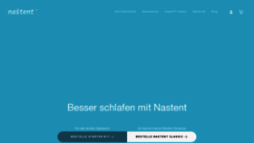 What Nastent.de website looked like in 2020 (4 years ago)