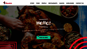 What Nandos.com website looked like in 2020 (4 years ago)