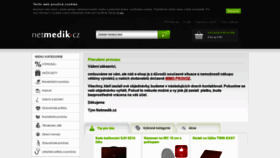 What Netmedik.cz website looked like in 2020 (4 years ago)