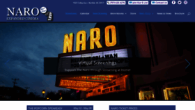 What Narocinema.com website looked like in 2020 (4 years ago)