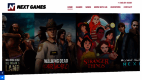 What Nextgames.com website looked like in 2020 (4 years ago)