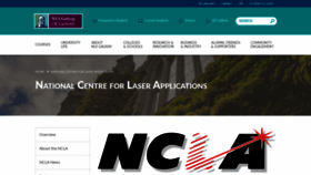 What Ncla.ie website looked like in 2020 (4 years ago)