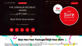 What Newyearpackagesneardelhi.com website looked like in 2020 (4 years ago)