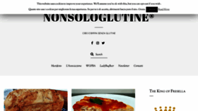 What Nonsologlutine.it website looked like in 2020 (3 years ago)