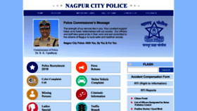 What Nagpurpolice.gov.in website looked like in 2020 (4 years ago)