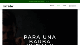 What Natbio.mx website looked like in 2020 (4 years ago)