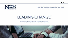What Nixon-benefits.com website looked like in 2020 (4 years ago)