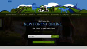 What Newforest-online.co.uk website looked like in 2020 (3 years ago)