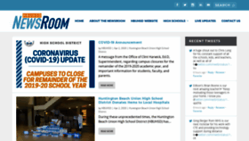 What Newsroom.hbuhsd.edu website looked like in 2020 (3 years ago)