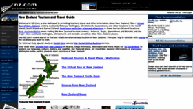 What Nz.com website looked like in 2020 (3 years ago)