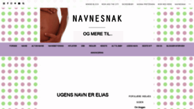 What Navnesnak.dk website looked like in 2020 (3 years ago)