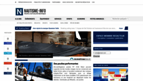 What Nautisme-info.com website looked like in 2020 (3 years ago)