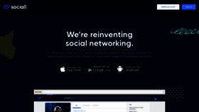 What Nexus.social website looked like in 2020 (4 years ago)