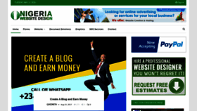 What Nigeriawebsitedesign.com website looked like in 2020 (3 years ago)