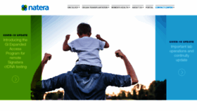 What Natera.com website looked like in 2020 (3 years ago)