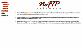 What Ncftpd.com website looked like in 2020 (3 years ago)