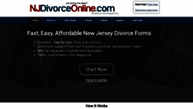 What Njdivorceonline.com website looked like in 2020 (4 years ago)