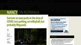 What Nancyonnorwalk.com website looked like in 2020 (3 years ago)
