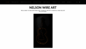What Nelsonwireart.com website looked like in 2020 (4 years ago)