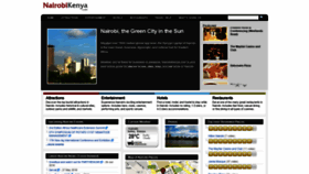 What Nairobikenya.com website looked like in 2020 (3 years ago)