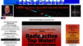 What Naturalsolutionsradio.com website looked like in 2020 (3 years ago)