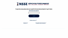 What Nssesurvey.org website looked like in 2020 (3 years ago)