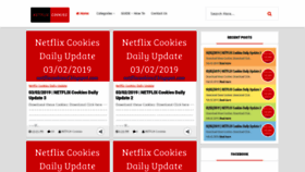 What Netflixcookiescf.blogspot.com website looked like in 2020 (3 years ago)