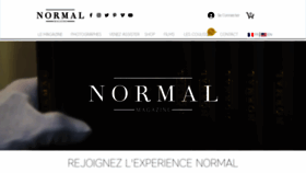 What Normal-magazine.com website looked like in 2020 (5 years ago)
