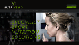 What Nutrivend.co.uk website looked like in 2020 (4 years ago)